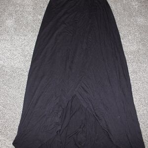 Elegant Black Maxi Skirt